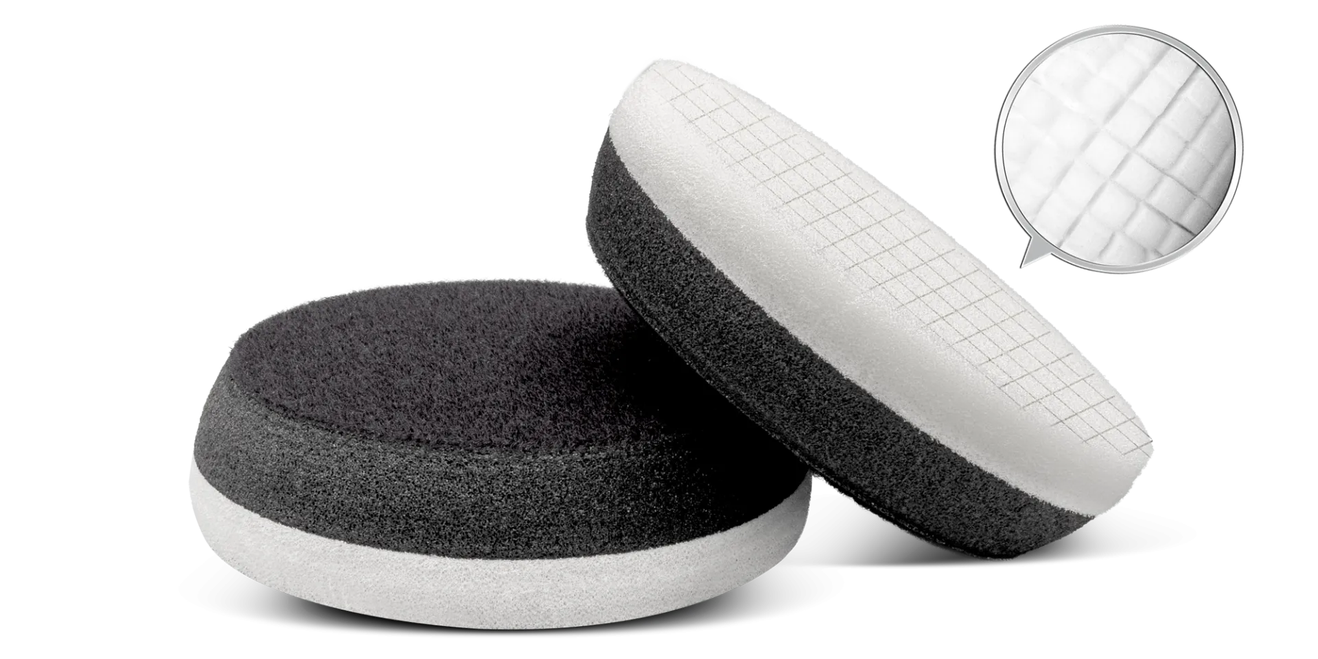 Scholl Sandwich SpiderPad schwarz/weiß D75/25mm